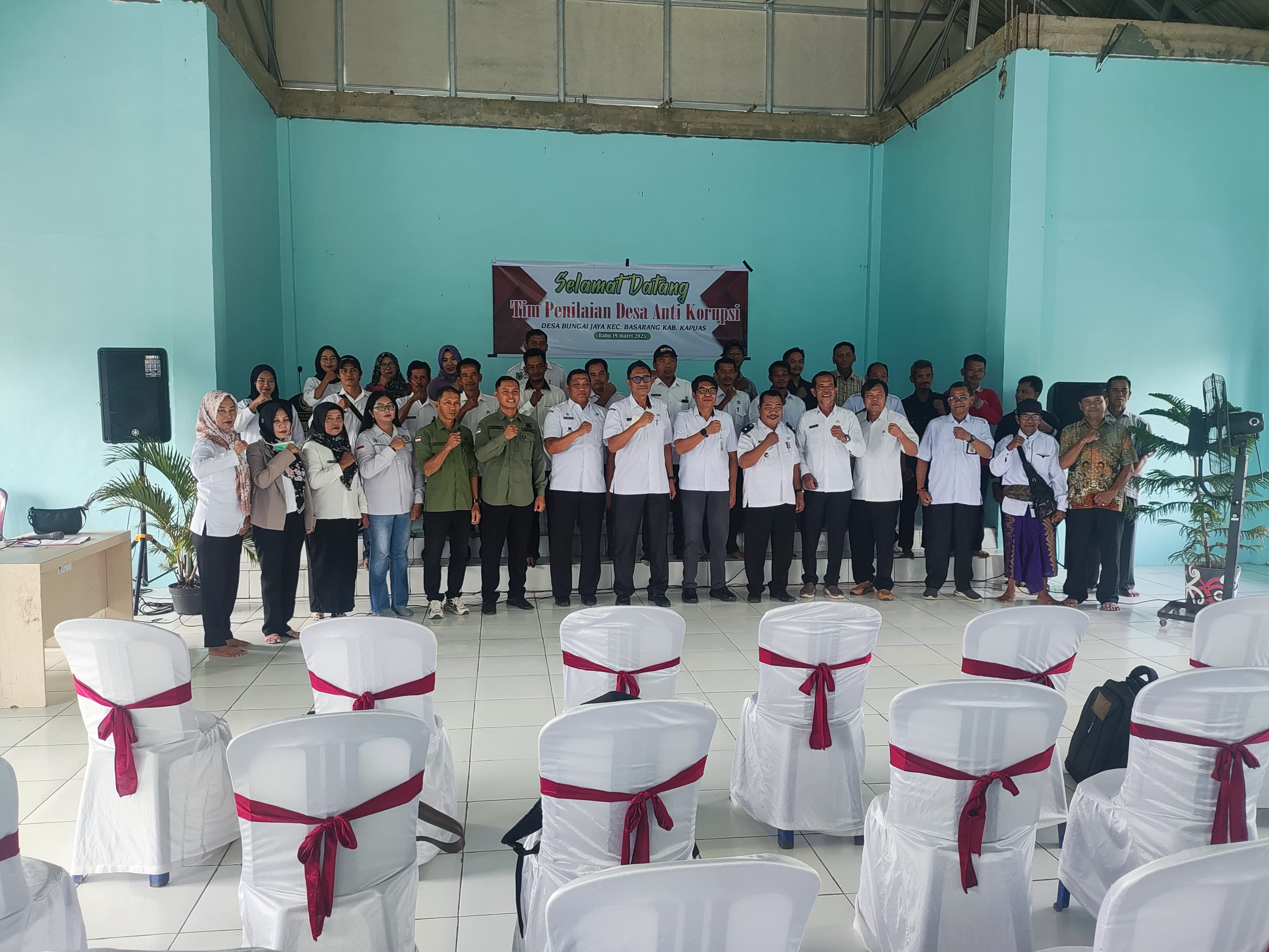 Desa Bungai Jaya Dikunjungi Tim Verifikator Desa Anti-Korupsi dari Provinsi Kalimantan Tengah