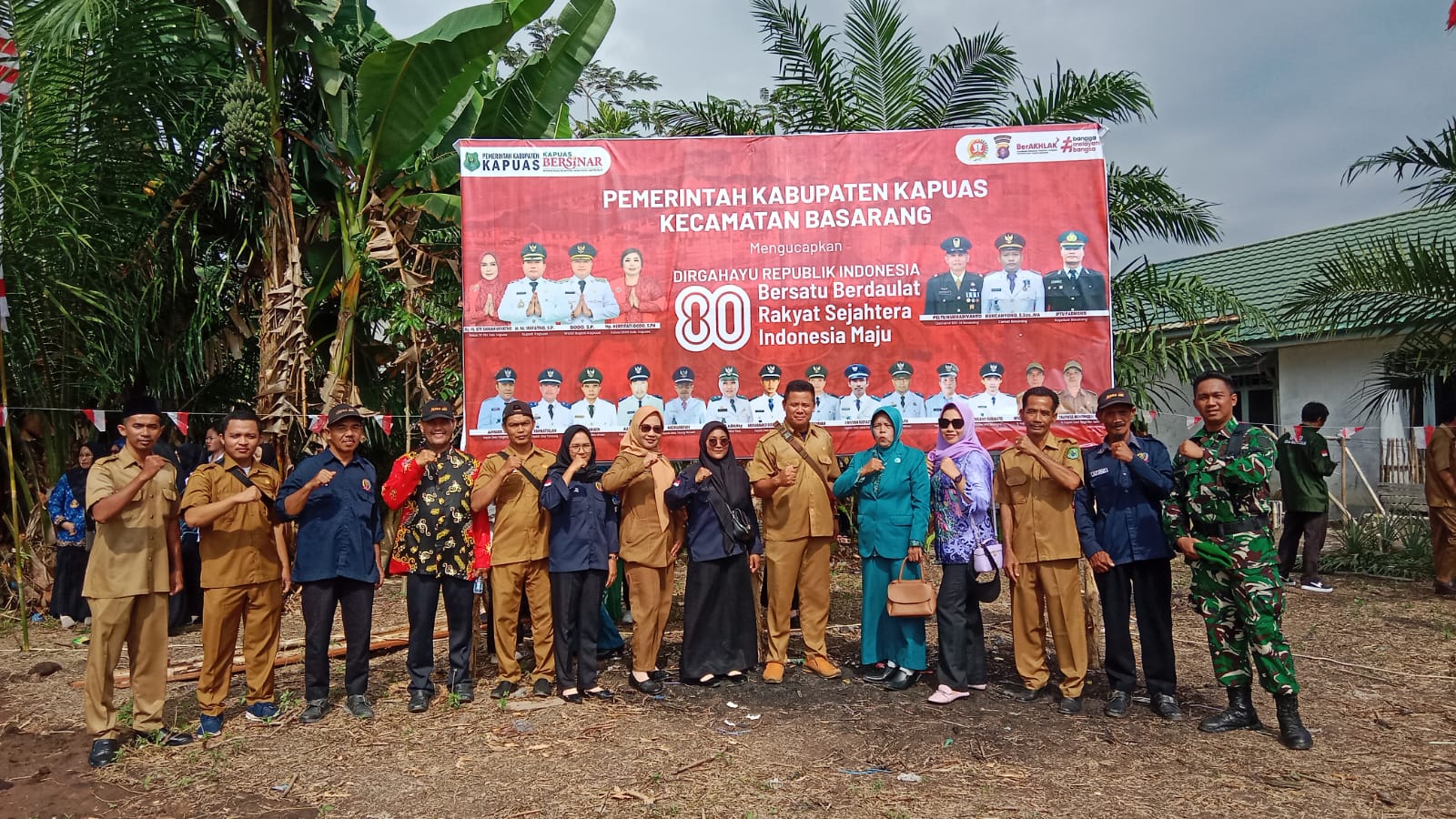 Perayaan Kemerdekaan RI ke-78 di Kecamatan Basarang Berlangsung Khidmat dan Meriah