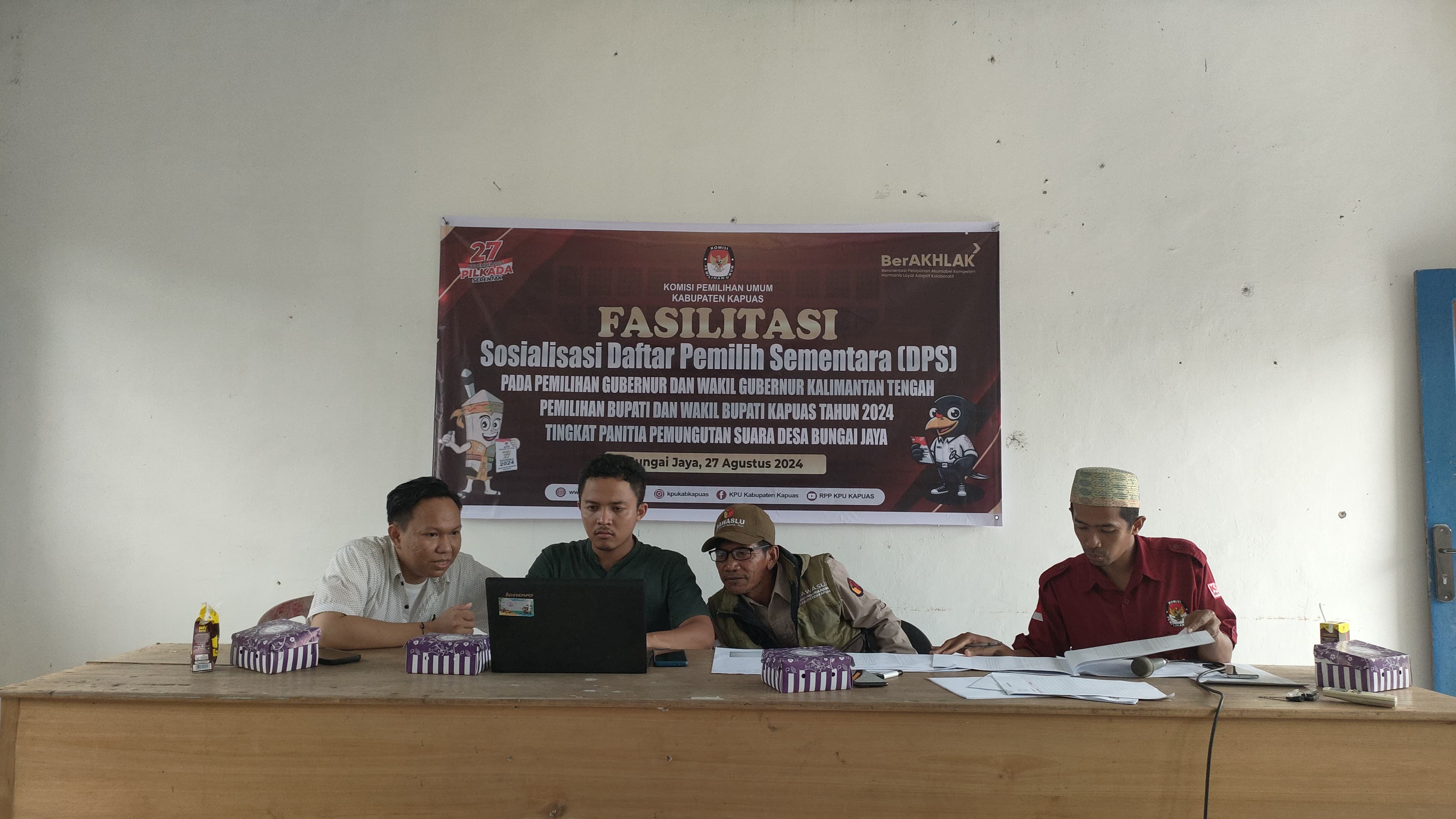 Bungai Jaya Gelar Sosialisasi DPS, Ajak Warga Aktif dalam Pemilu