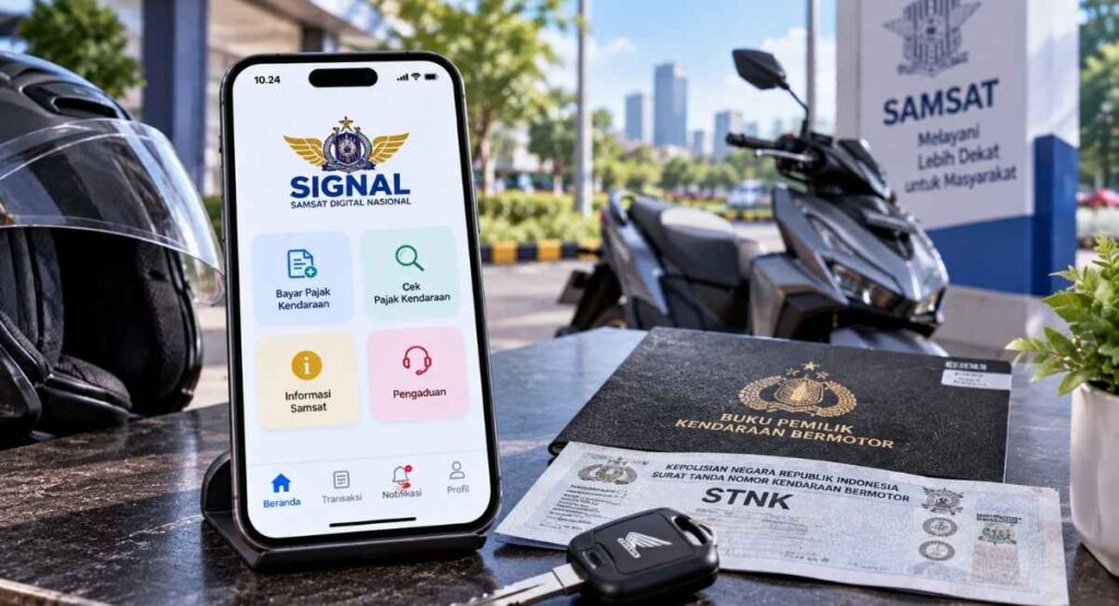 Cara Bayar Pajak Motor Online 2026, Mudah Lewat SIGNAL