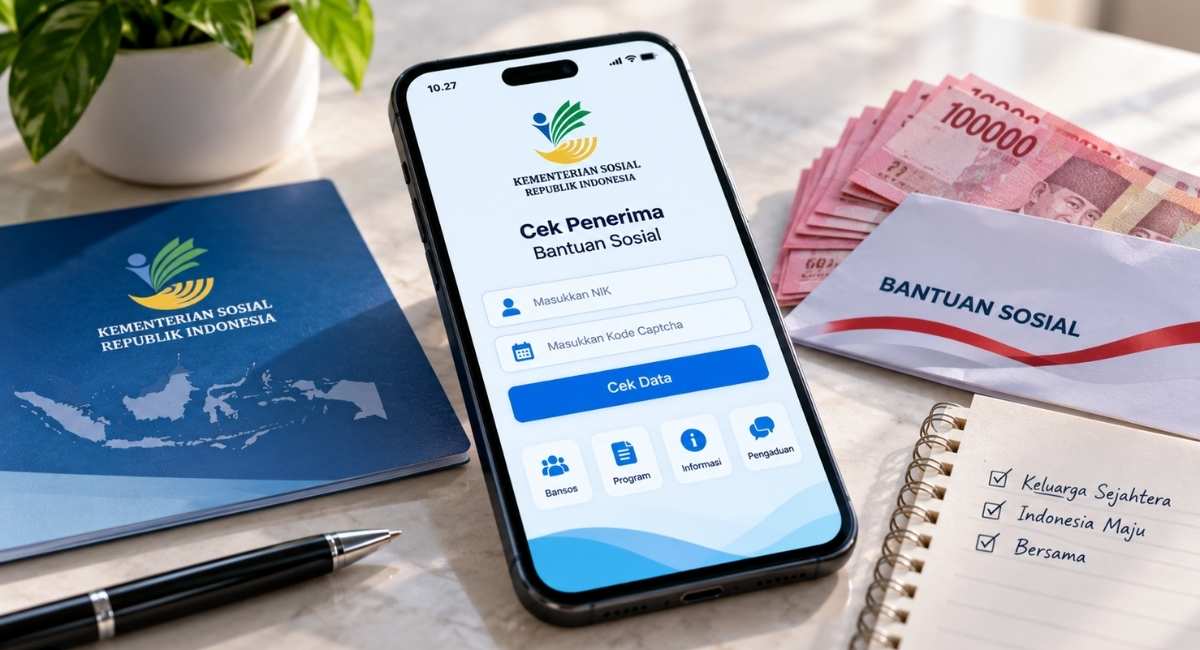 Cara Cek BLT Kesra Rp900 Ribu 2026, Cek Desil Penerima Lewat HP