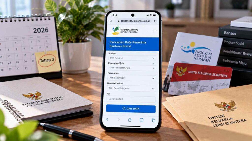 Cara Cek Bansos PKH 2026 Tahap 3 dengan Nik Lewat HP, Ini Jadwalnya