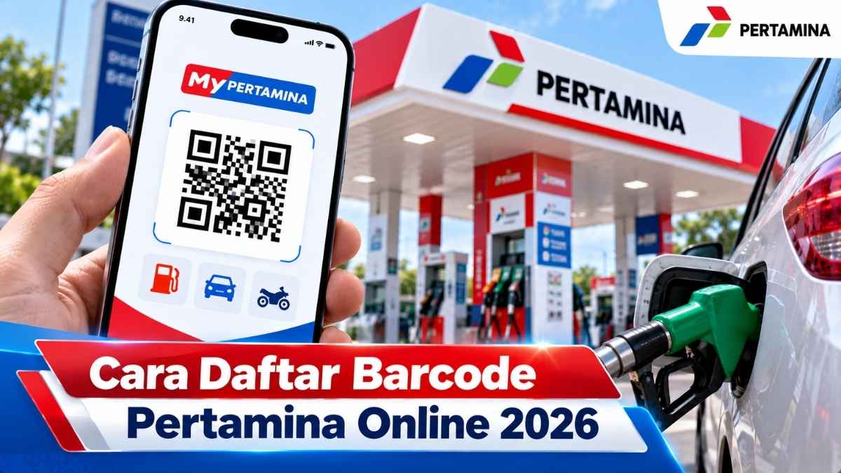 Cara Daftar Barcode Pertamina Online 2026, Agar Bisa Beli Pertalite dan Solar