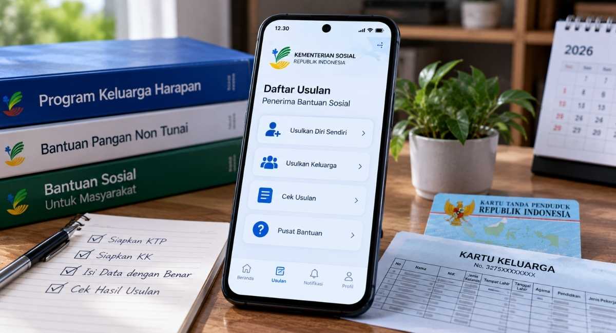 Cara Daftar Menjadi Penerima Bansos 2026, Bisa Lewat HP