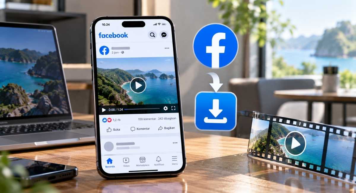 Cara Download Video Facebook Tanpa Aplikasi, Mudah dan Gratis