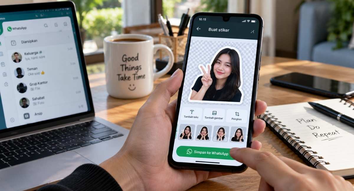 Cara Membuat Stiker WhatsApp dari Foto Sendiri Tanpa Aplikasi