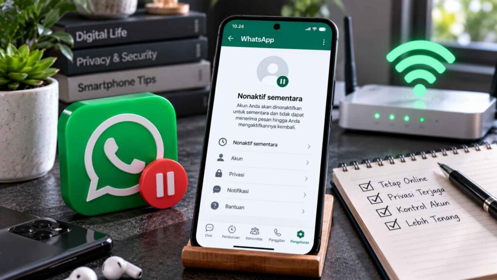Cara Menonaktifkan WA Sementara 2026 Tanpa Mematikan Internet