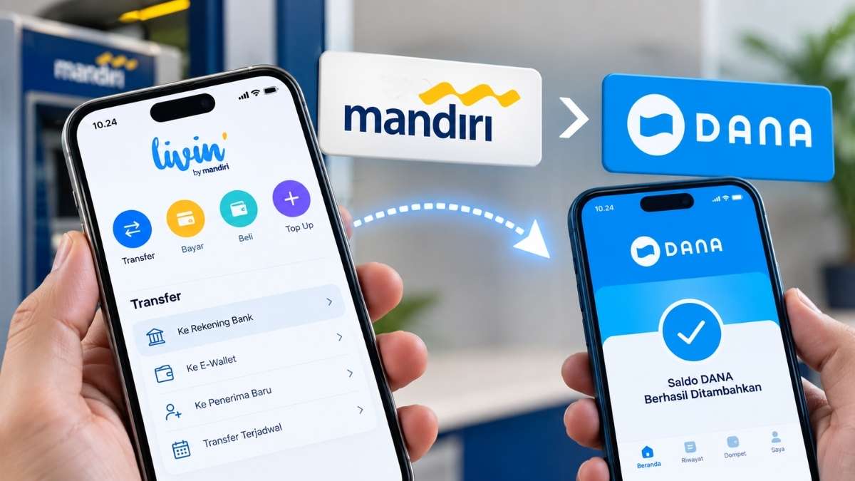 Cara Transfer Mandiri ke DANA Terbaru 2026 Dengan Kode VA 89508
