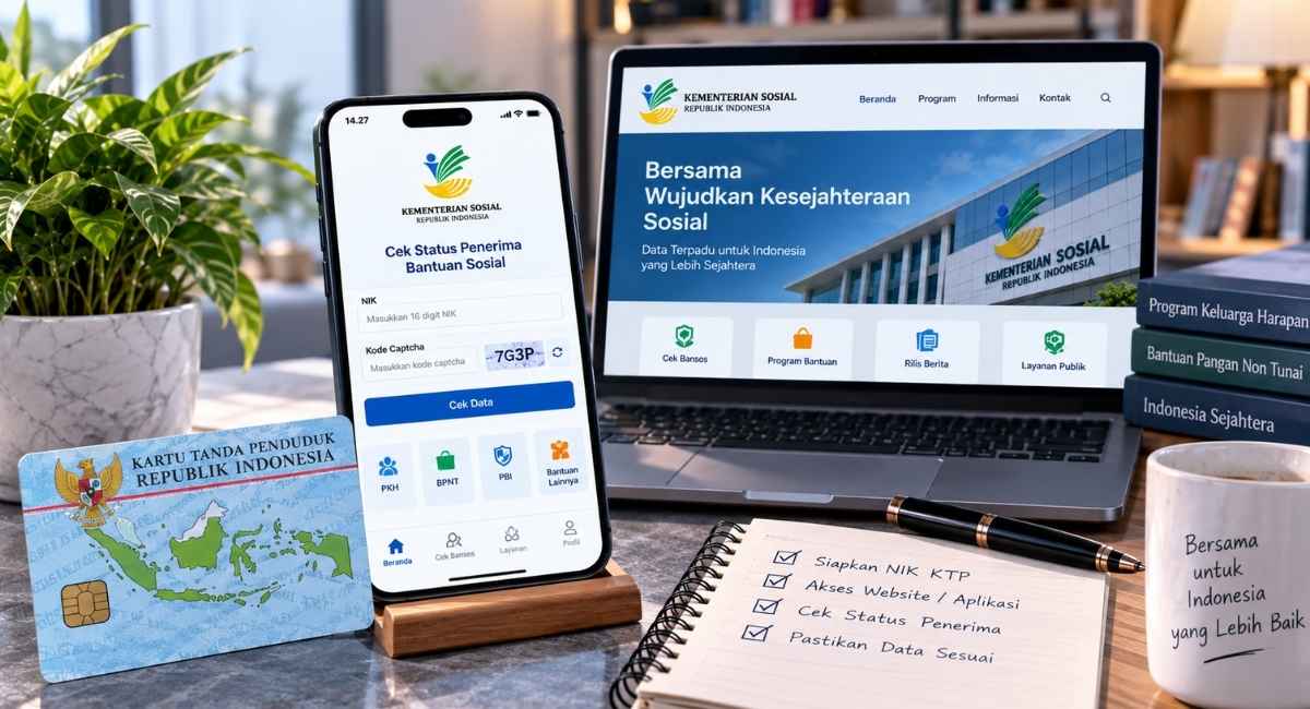 Cek Bansos KTP 2026 Online, Begini Cara Cek NIK dan Status Penerima