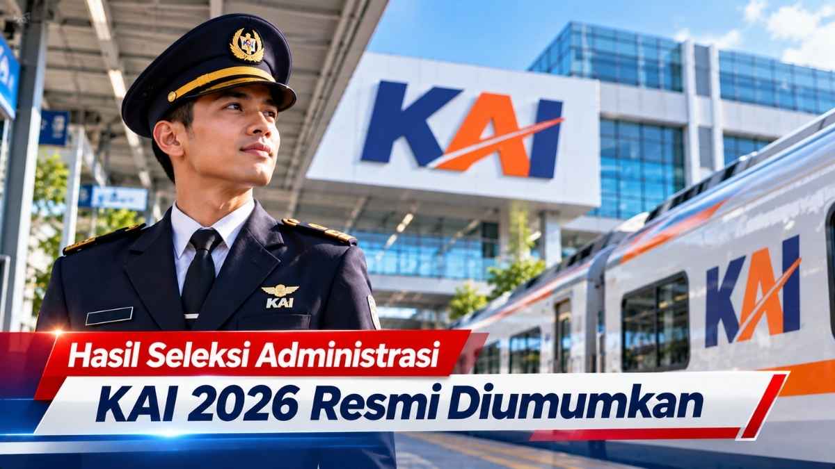 Hasil Seleksi Administrasi KAI 2026 Resmi Diumumkan, Ini Cara Ceknya