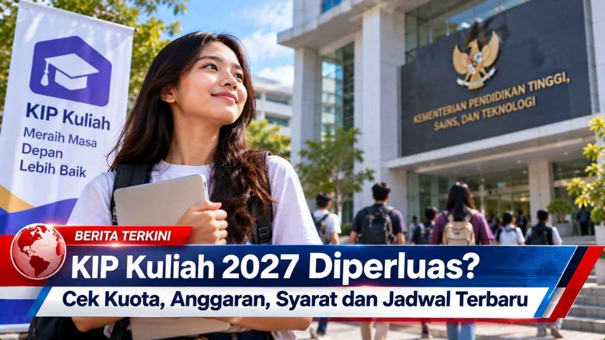 KIP Kuliah 2027 Diperluas Cek Kuota, Anggaran, Syarat dan Jadwal Terbaru