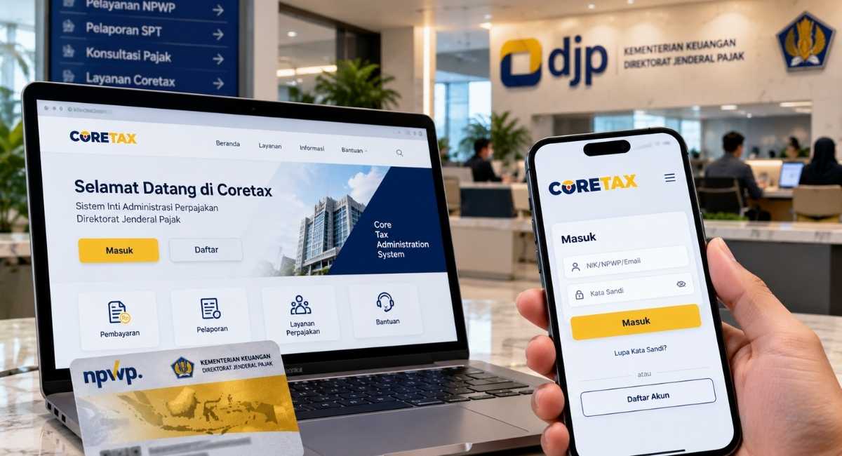 NIK Jadi NPWP 2026, Cara Cek Data dan Status Pajak di Coretax