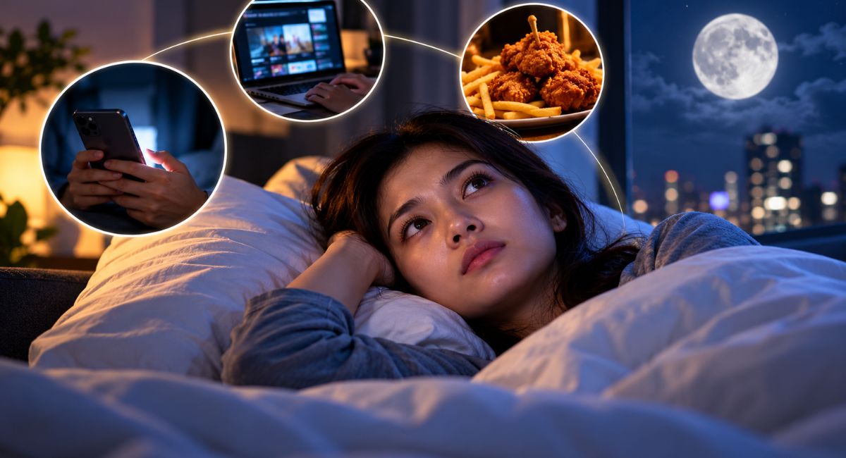 10 Kebiasaan yang Mengganggu Kualitas Tidur Malam Tanpa Disadari