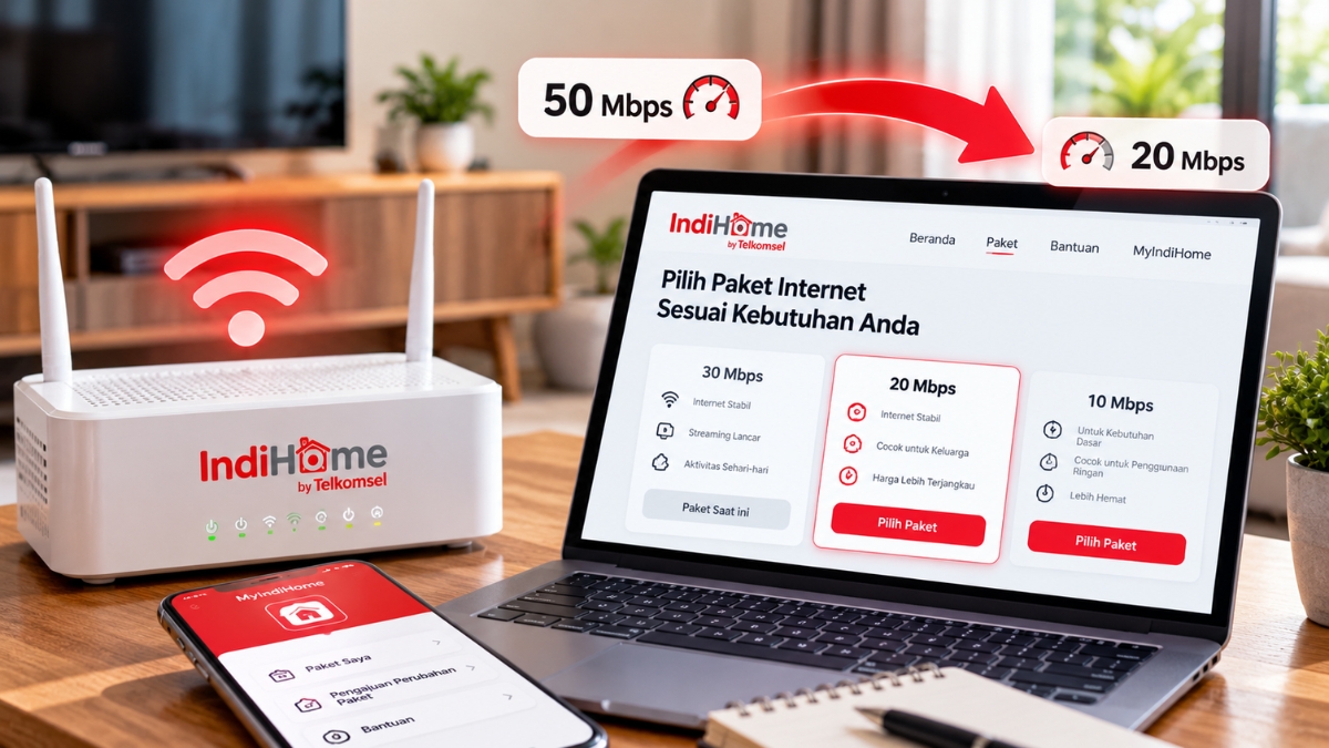 Cara Downgrade Paket IndiHome ke Harga Lebih Murah, Ini Jalur Resminya