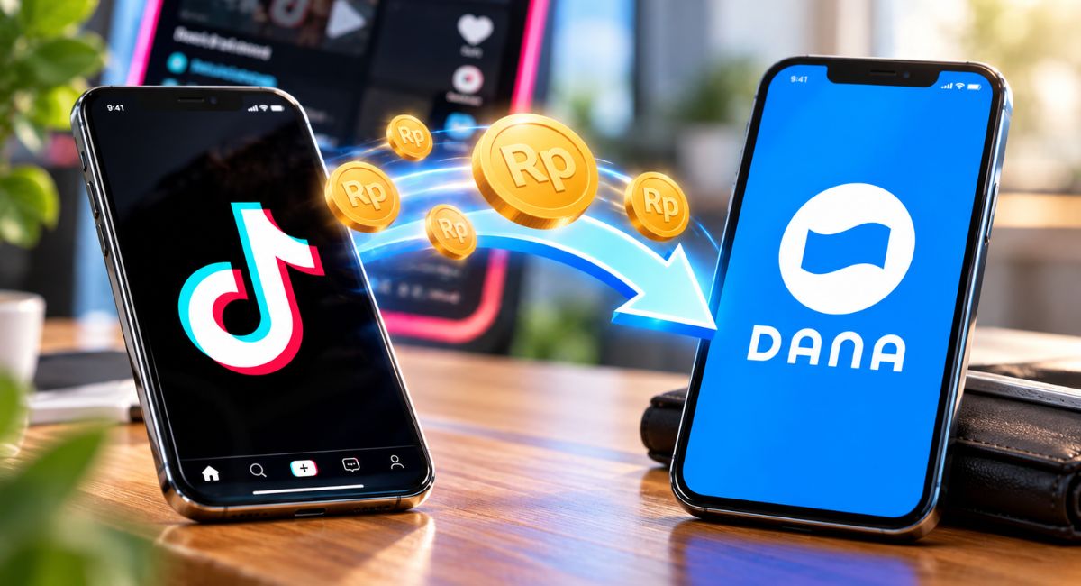 Cara Tarik Uang TikTok ke DANA 2026, Cek Syarat dan Langkahnya