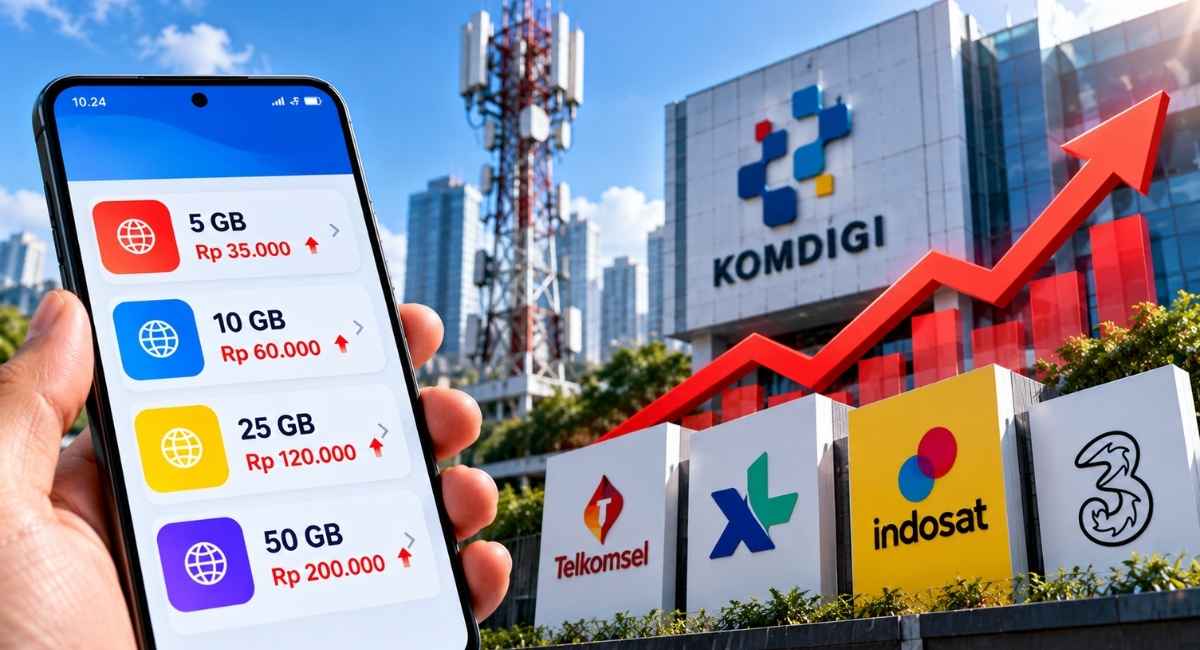 Harga Paket Internet Naik, Komdigi Siapkan Evaluasi Tarif Operator