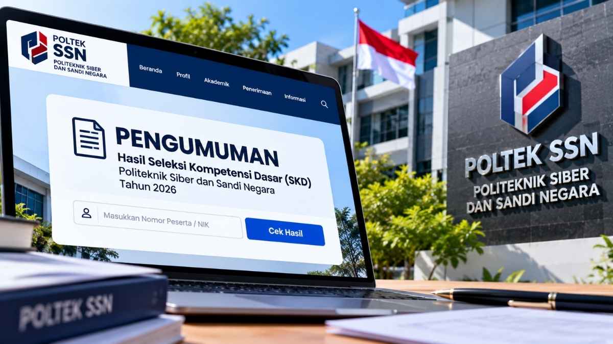 Pengumuman SKD Poltek SSN 2026, Cek Hasil Kelulusan dan Jadwal Tes