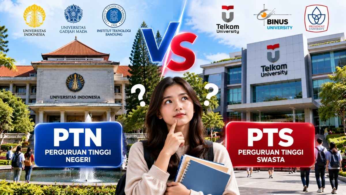 Perbedaan PTN dan PTS yang Perlu Diketahui Sebelum Memilih Kampus